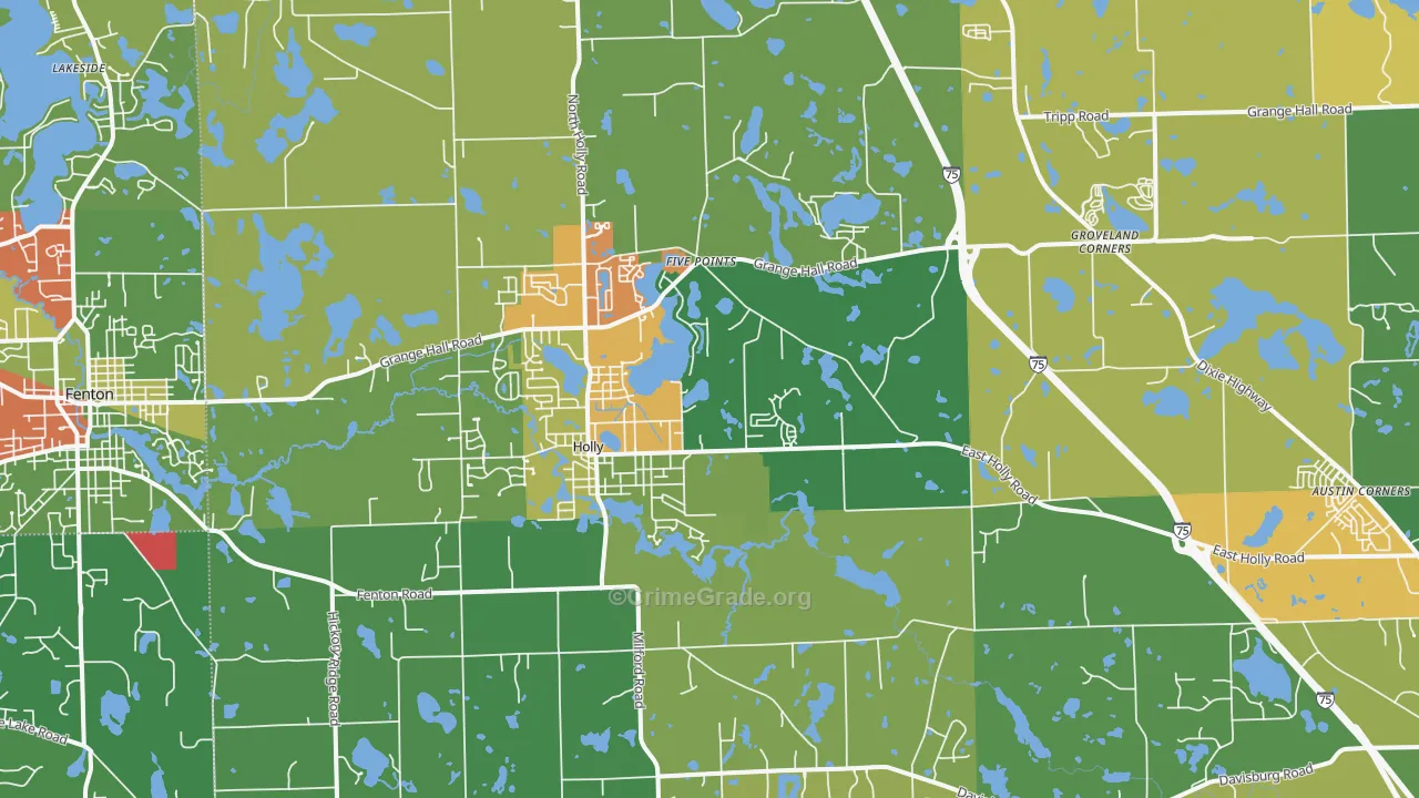 48442, MI Map of Theft Rates