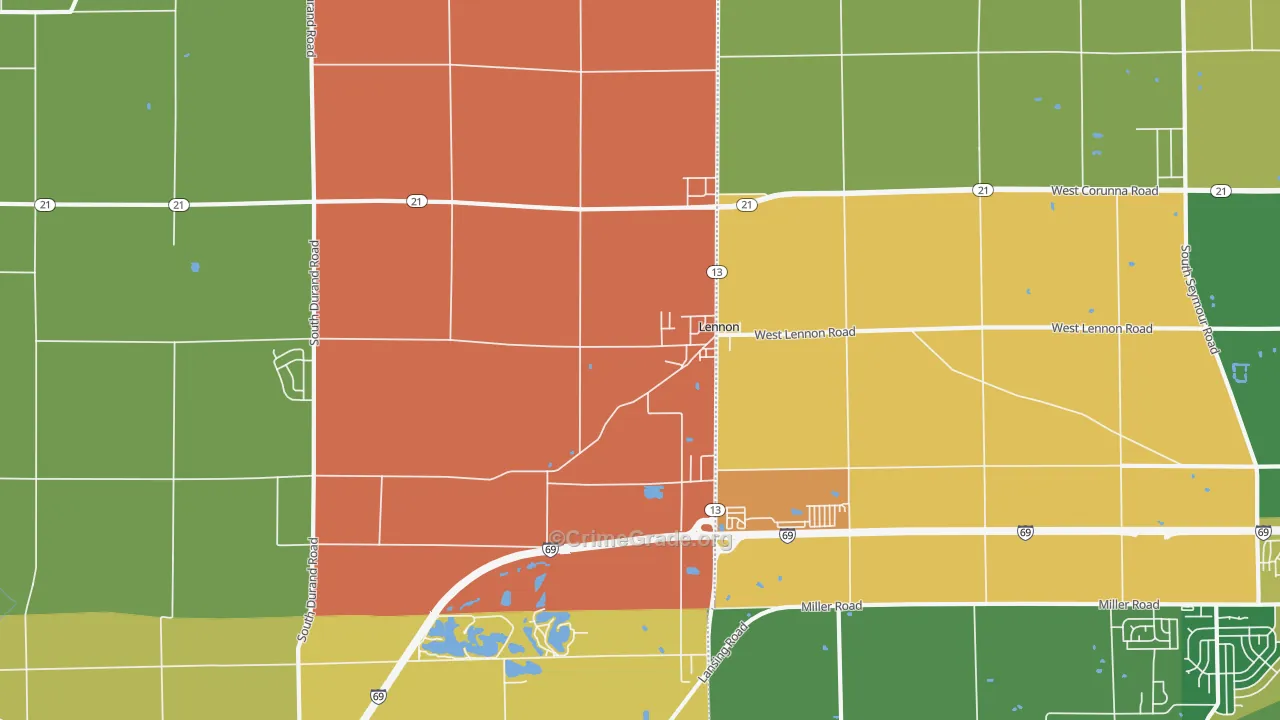48449, MI Map of Theft Rates