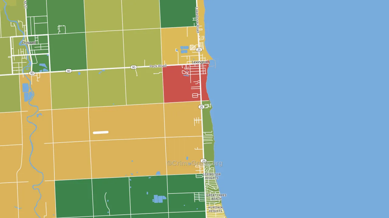 48450, MI Map of Theft Rates
