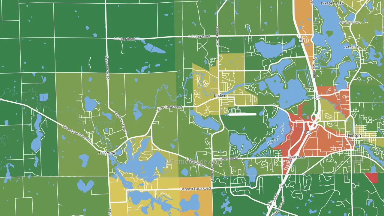 48451, MI Map of Theft Rates
