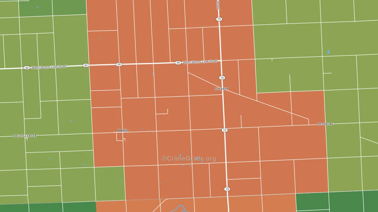 48454, MI Map of Theft Rates