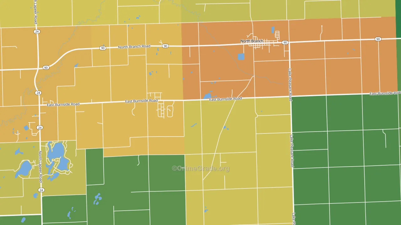 48461, MI Map of Theft Rates