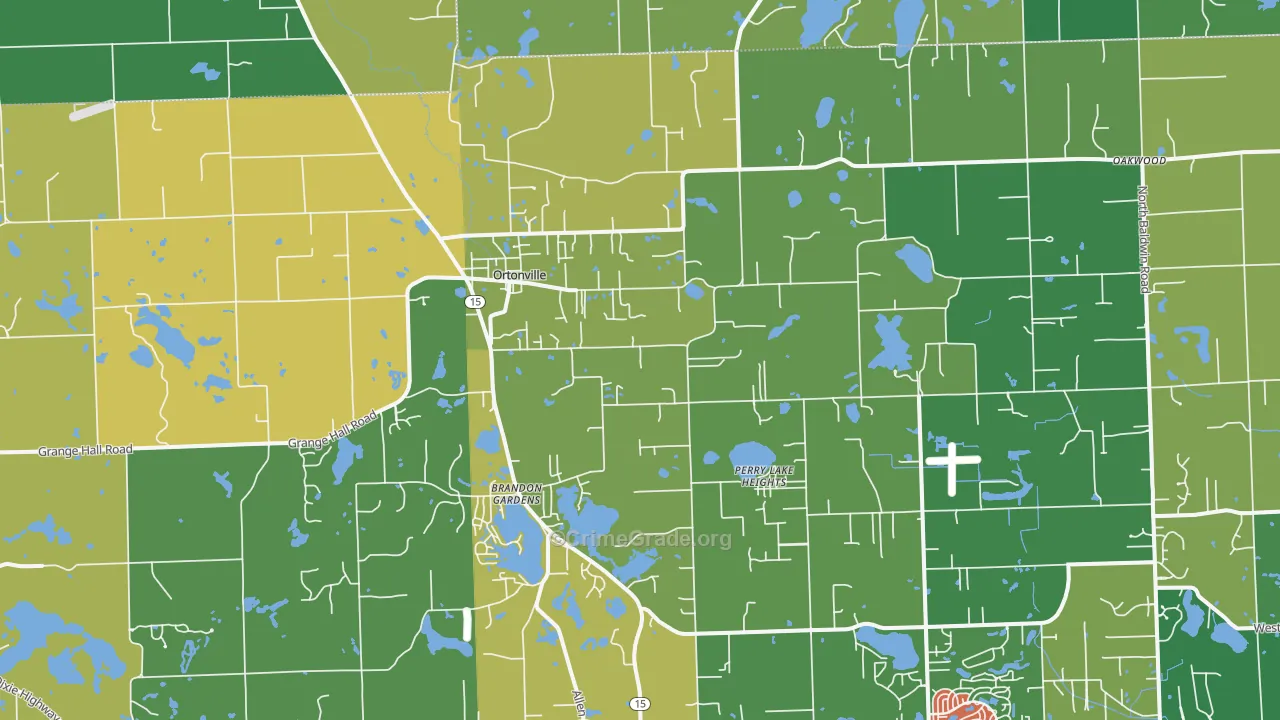 48462, MI Map of Theft Rates