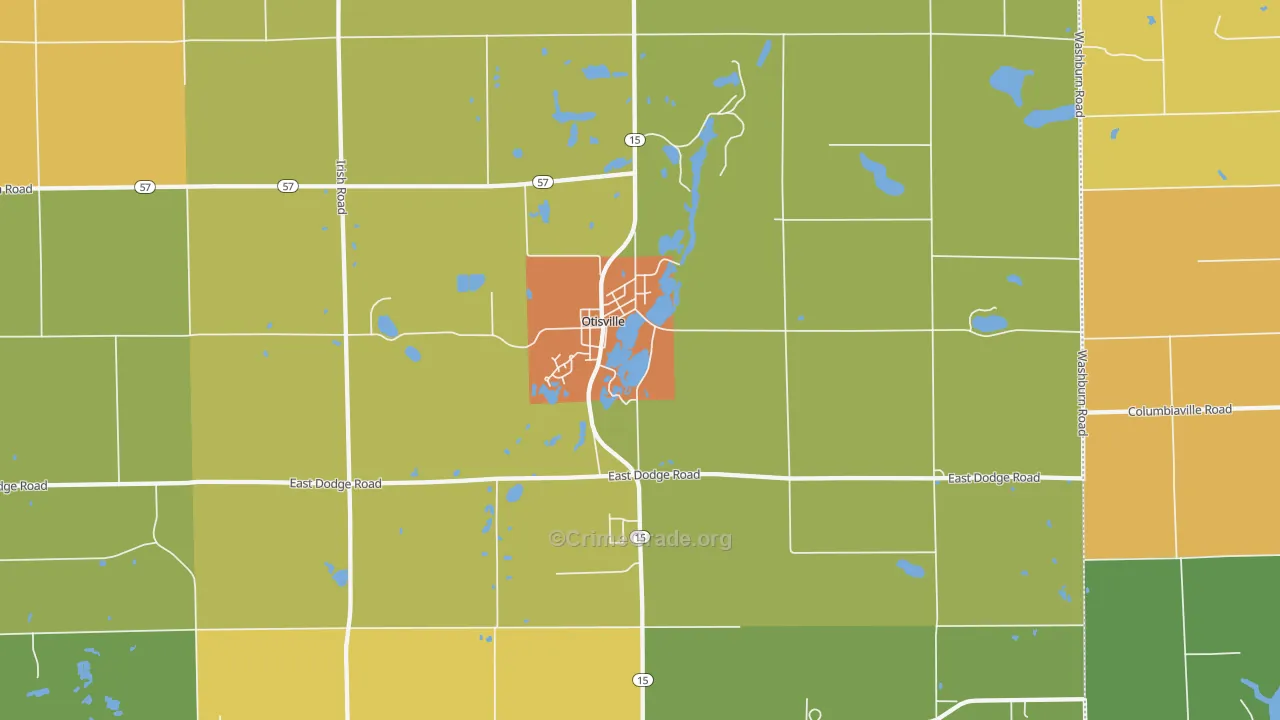 48463, MI Map of Theft Rates