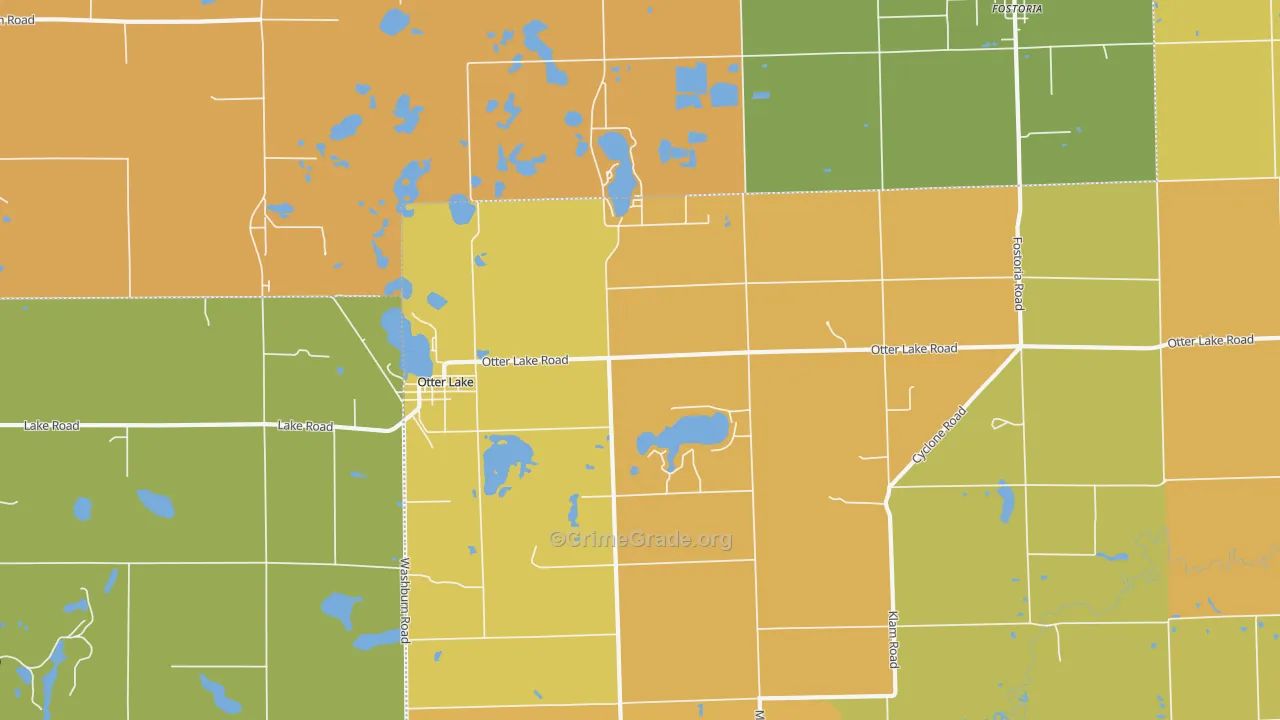 48464, MI Map of Theft Rates