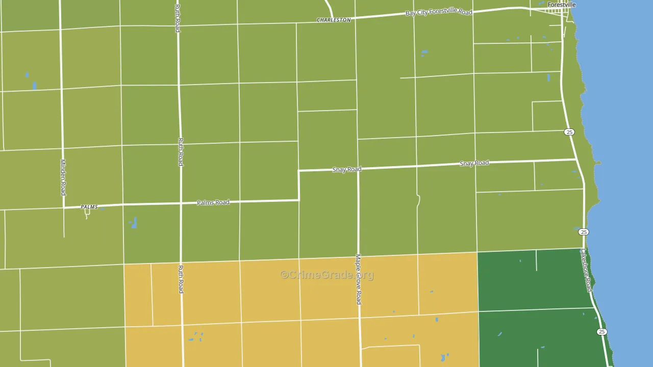48465, MI Map of Theft Rates