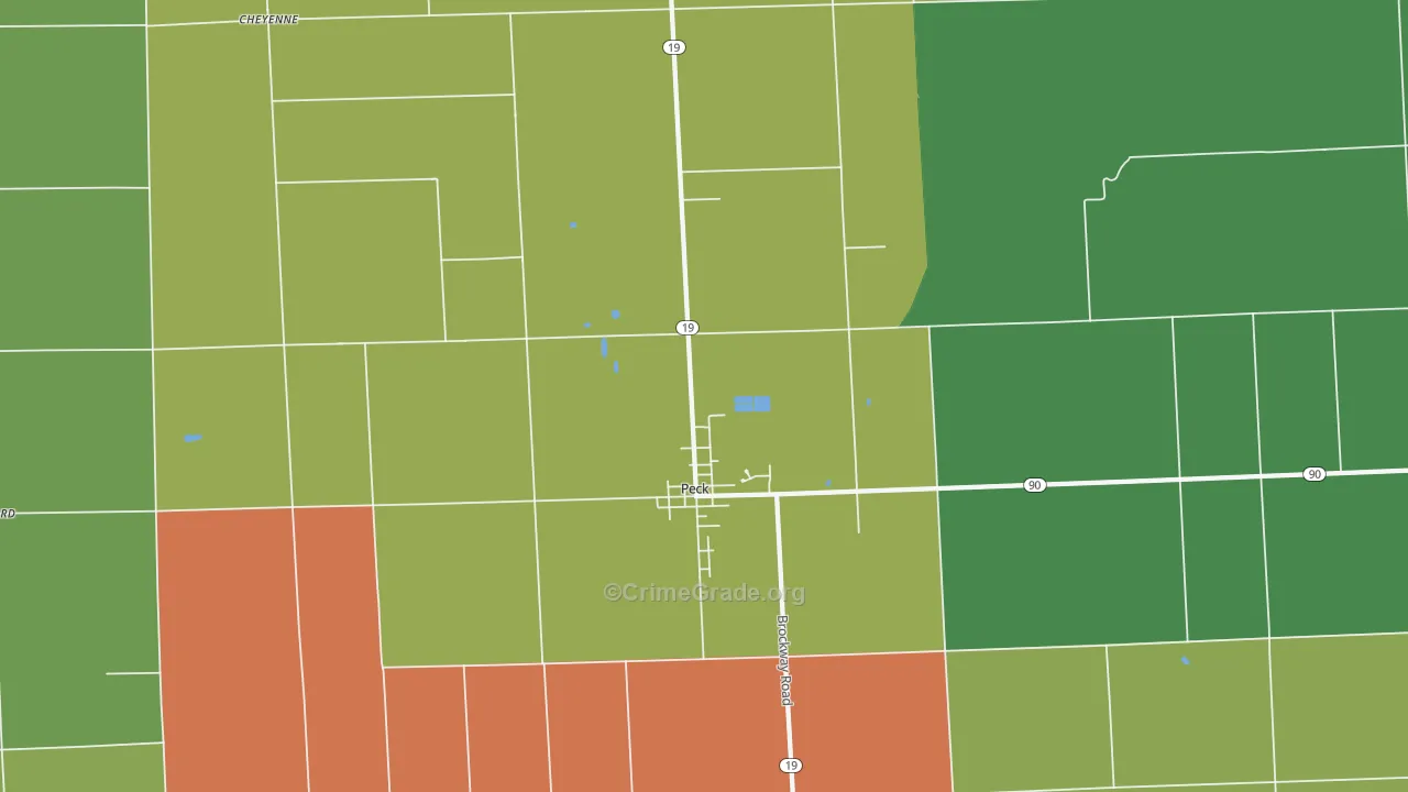 48466, MI Map of Theft Rates