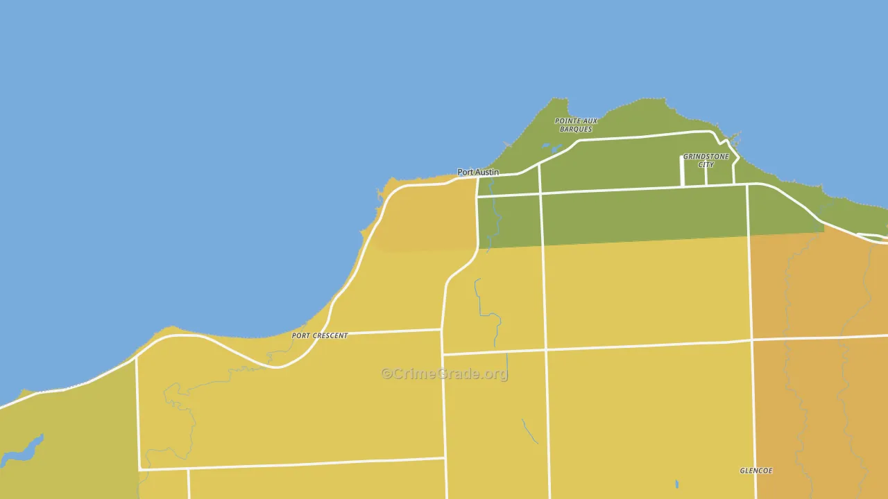 48467, MI Map of Theft Rates