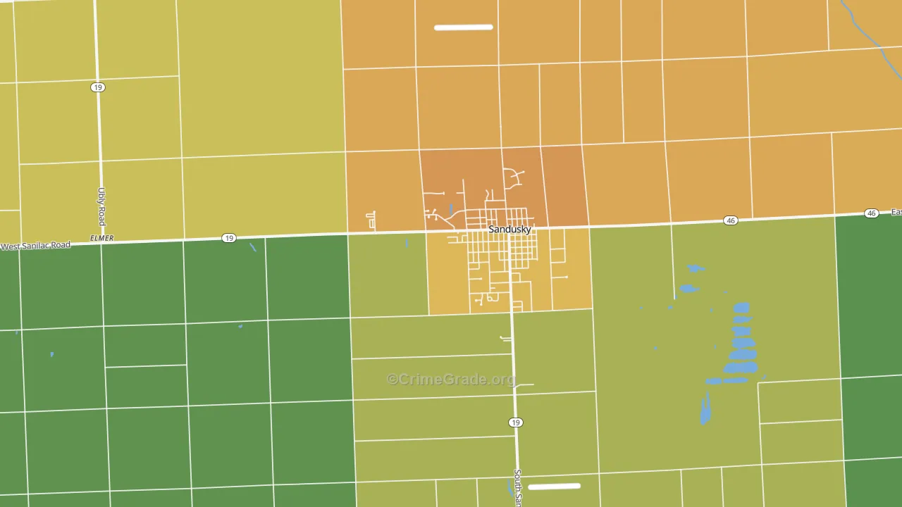 48471, MI Map of Theft Rates