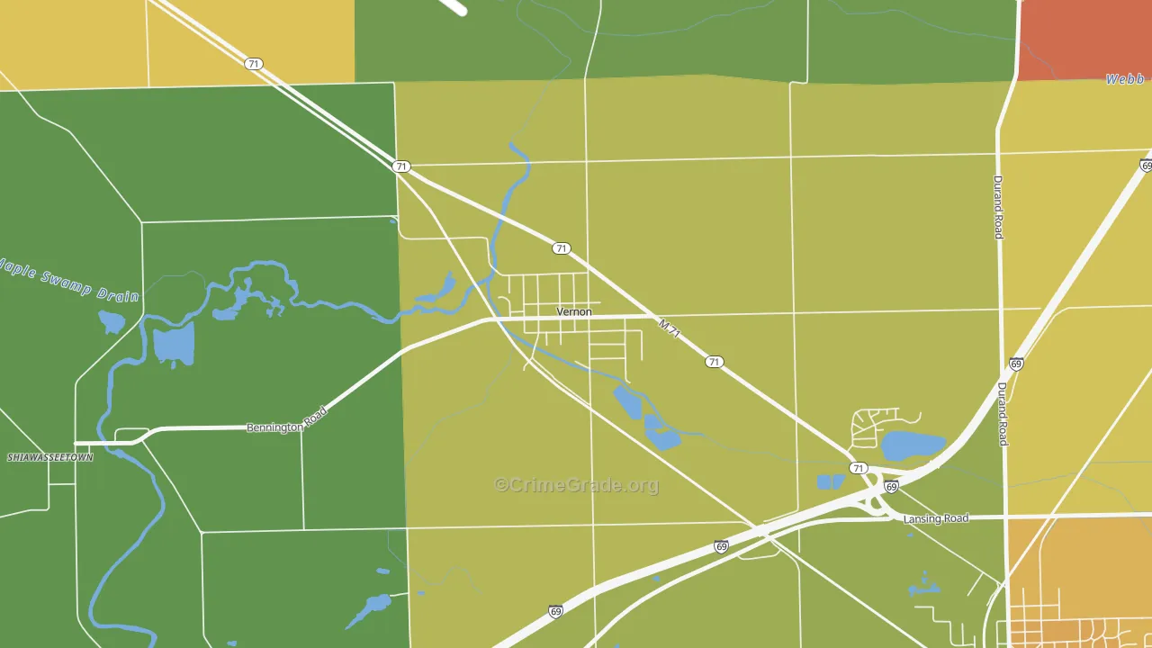 48476, MI Map of Theft Rates