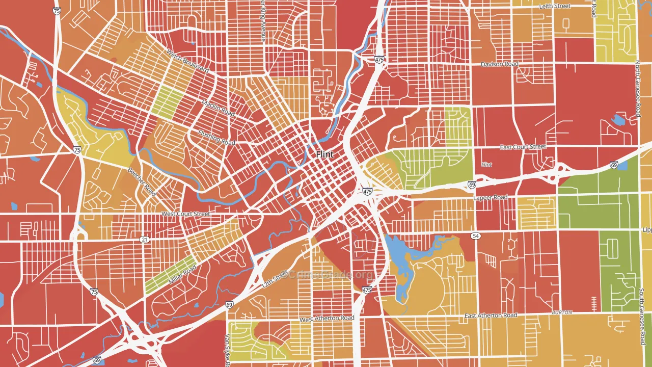 48503, MI Map of Theft Rates