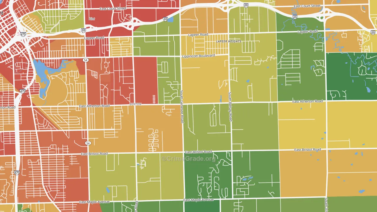 48519, MI Map of Theft Rates