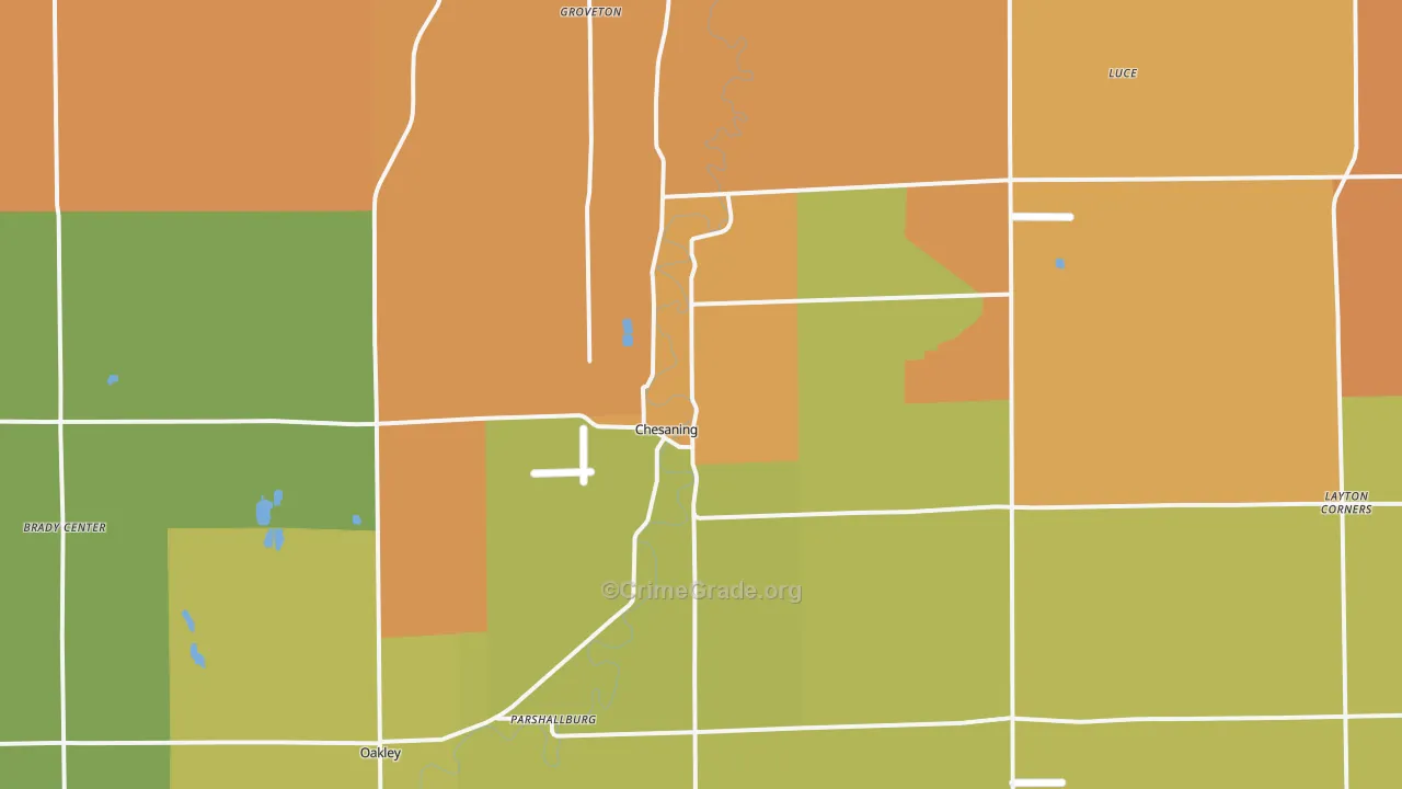 48616, MI Map of Theft Rates