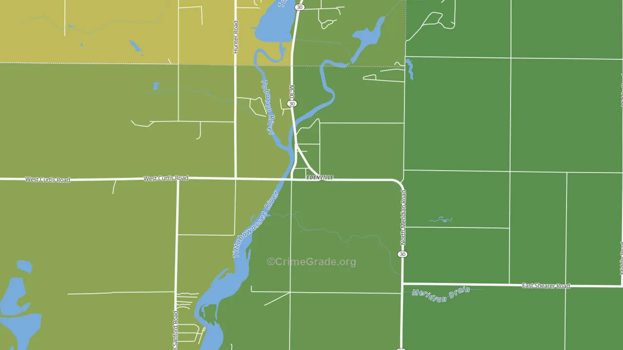 48620, MI Map of Theft Rates