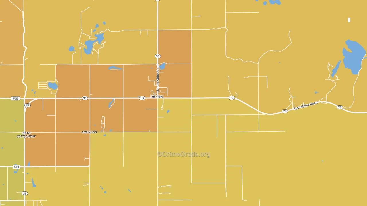48621, MI Map of Theft Rates