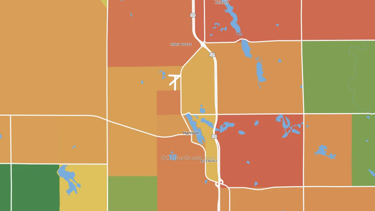 48625, MI Map of Theft Rates
