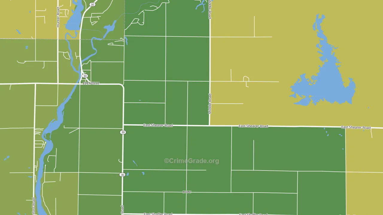 48628, MI Map of Theft Rates