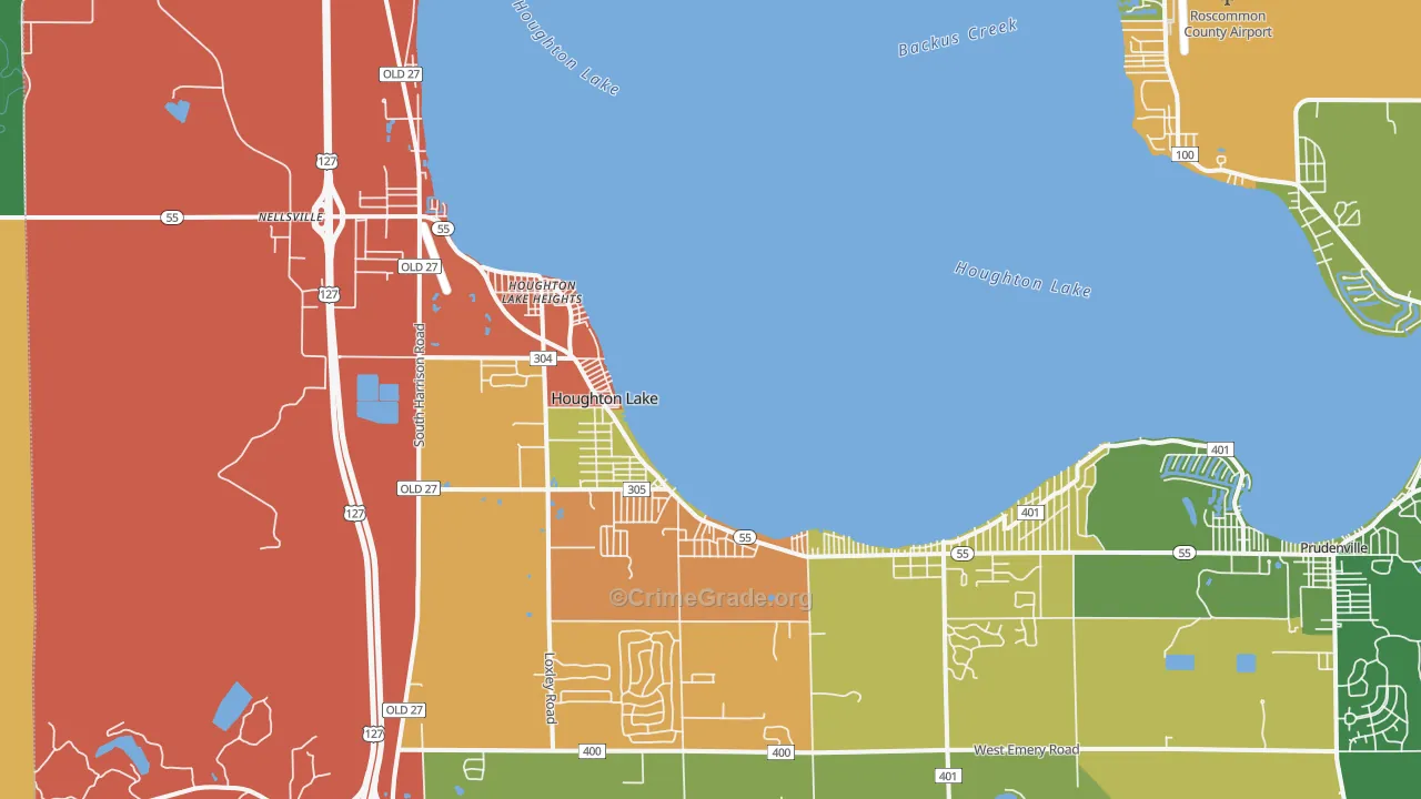 48629, MI Map of Theft Rates