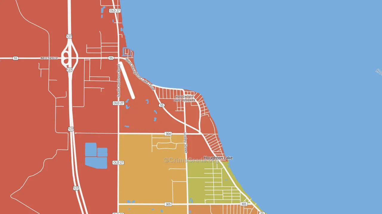 48630, MI Map of Theft Rates