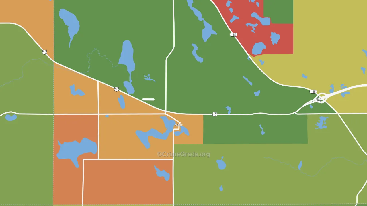 48632, MI Map of Theft Rates