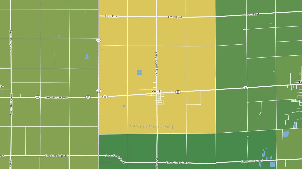 48637, MI Map of Theft Rates