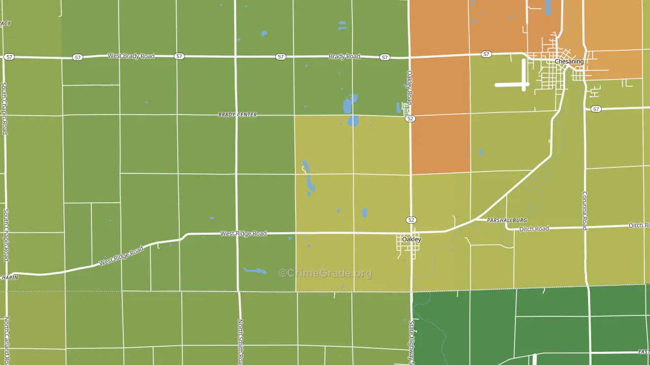 48649, MI Map of Theft Rates
