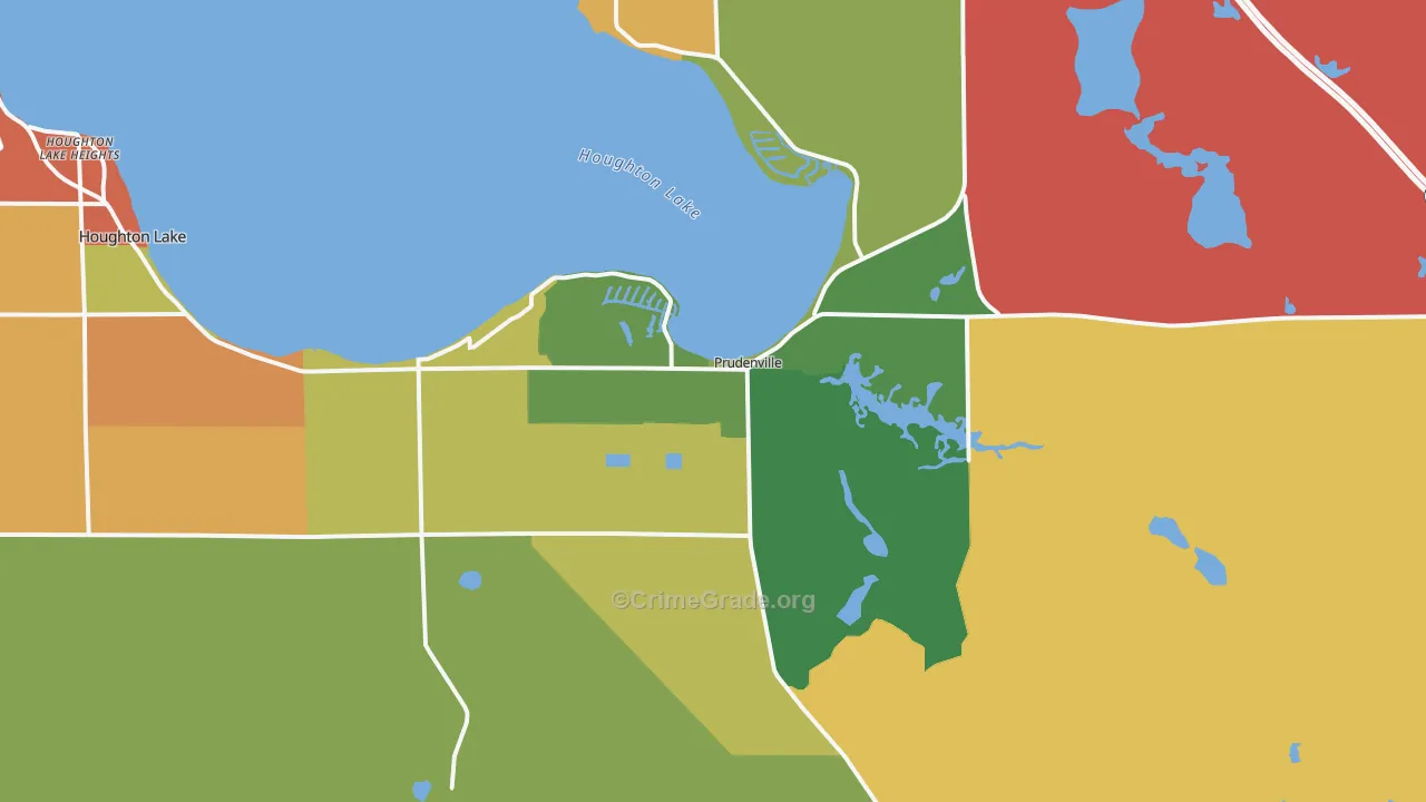 48651, MI Map of Theft Rates