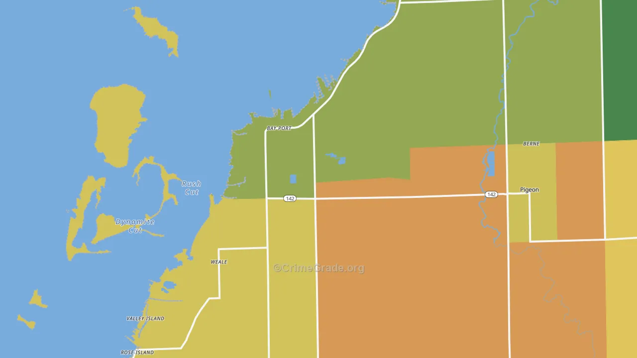 48720, MI Map of Theft Rates