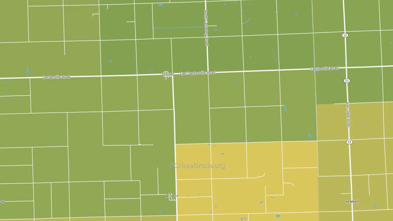 48729, MI Map of Theft Rates
