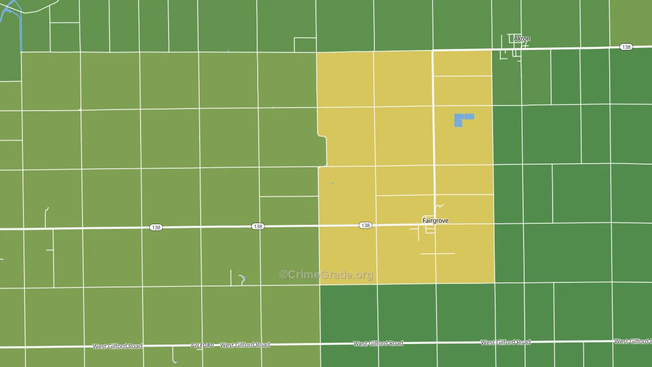 48733, MI Map of Theft Rates