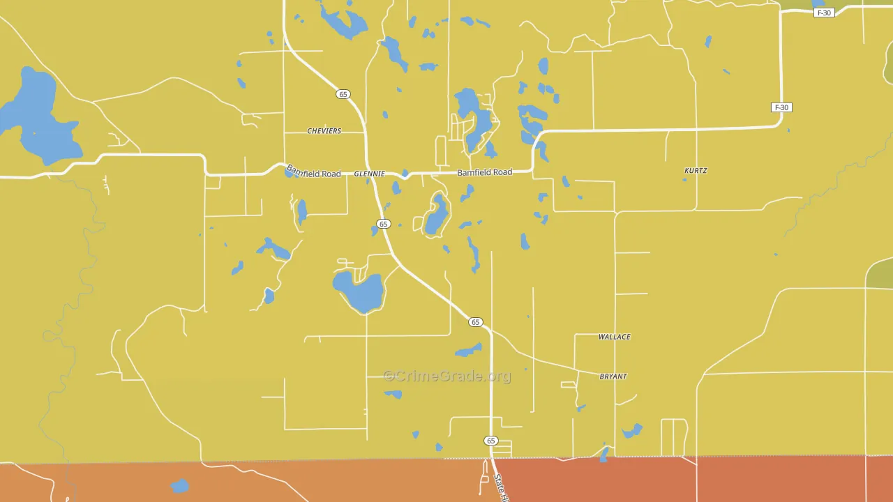 48737, MI Map of Theft Rates