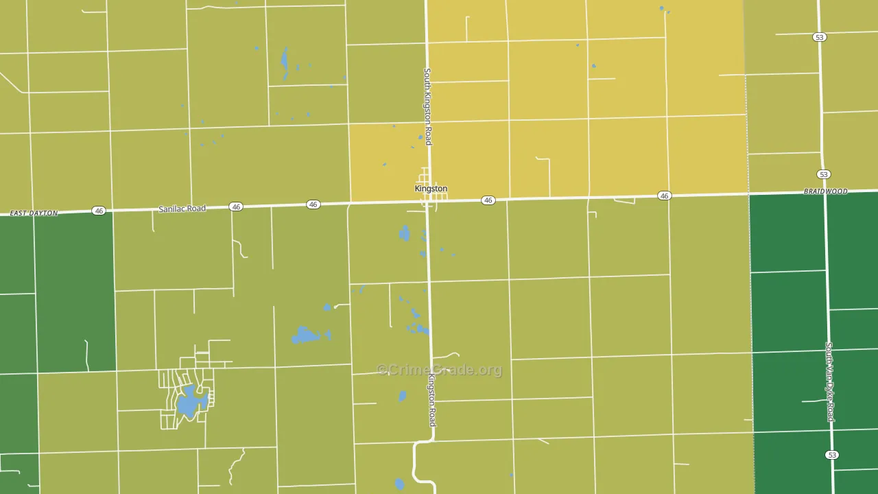 48741, MI Map of Theft Rates