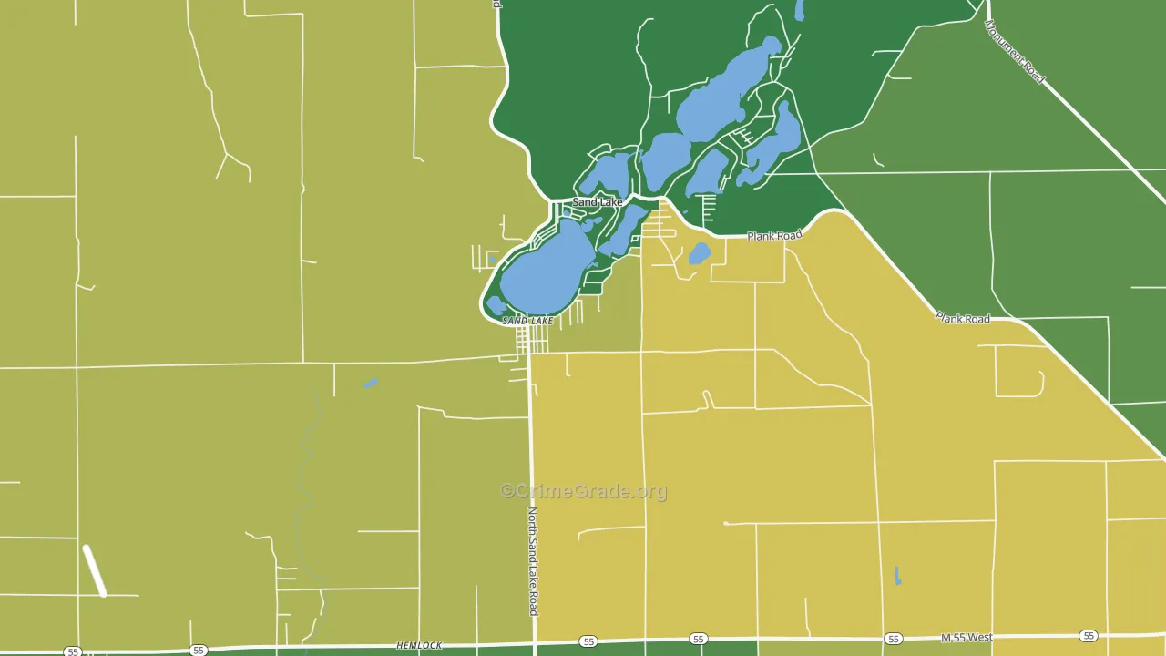 48748, MI Map of Theft Rates