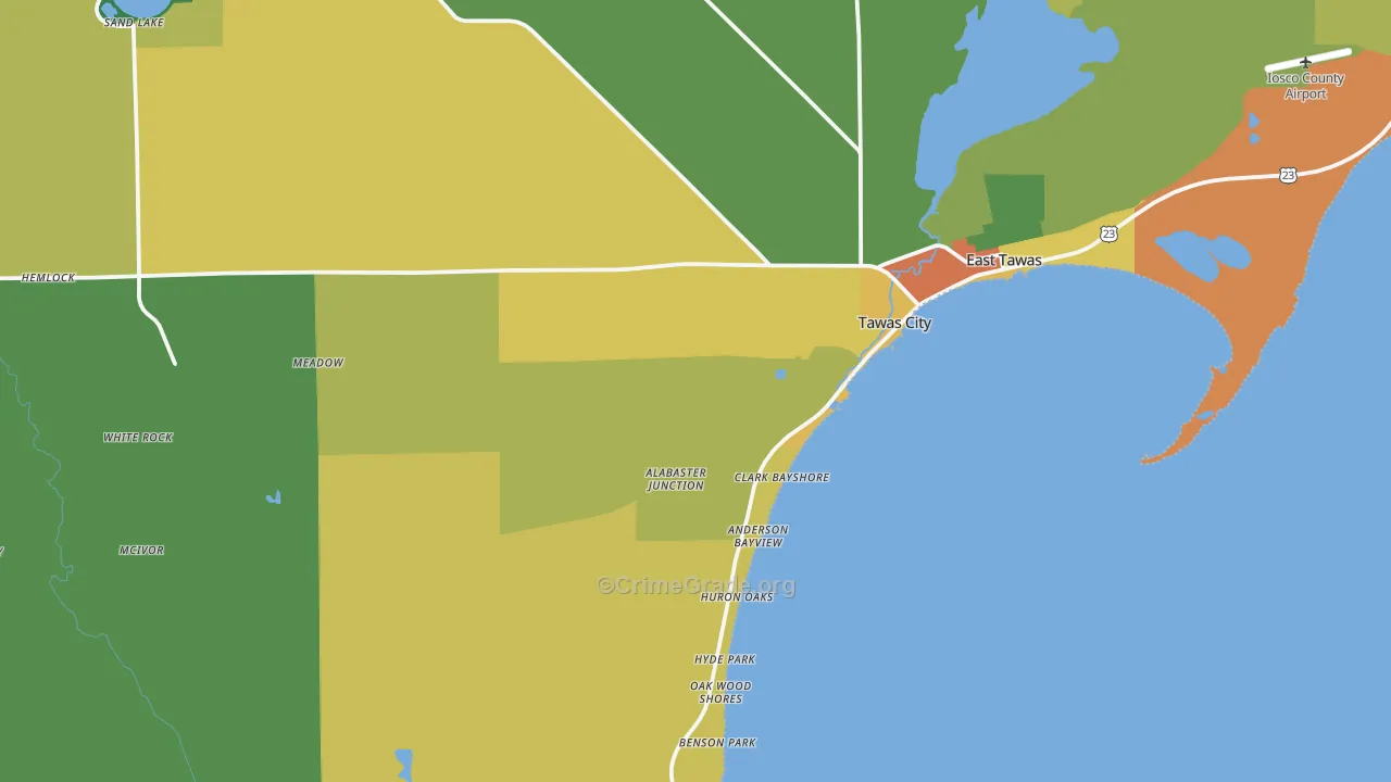 48763, MI Map of Theft Rates