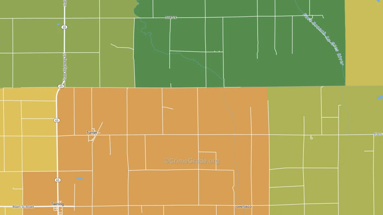 48765, MI Map of Theft Rates
