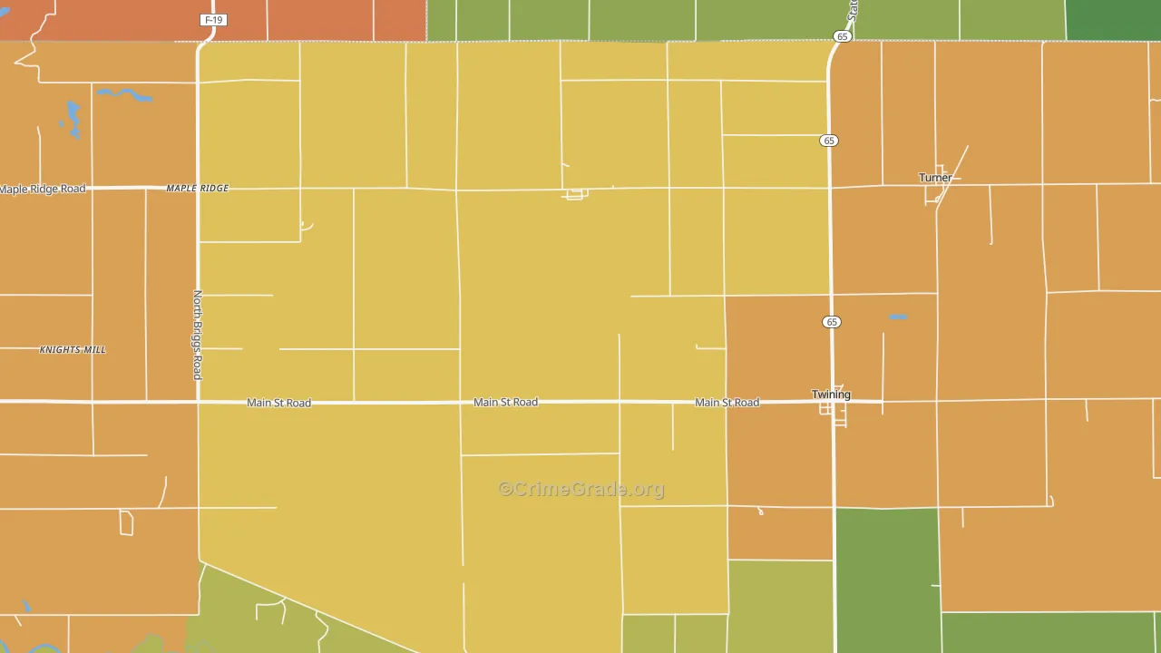 48766, MI Map of Theft Rates