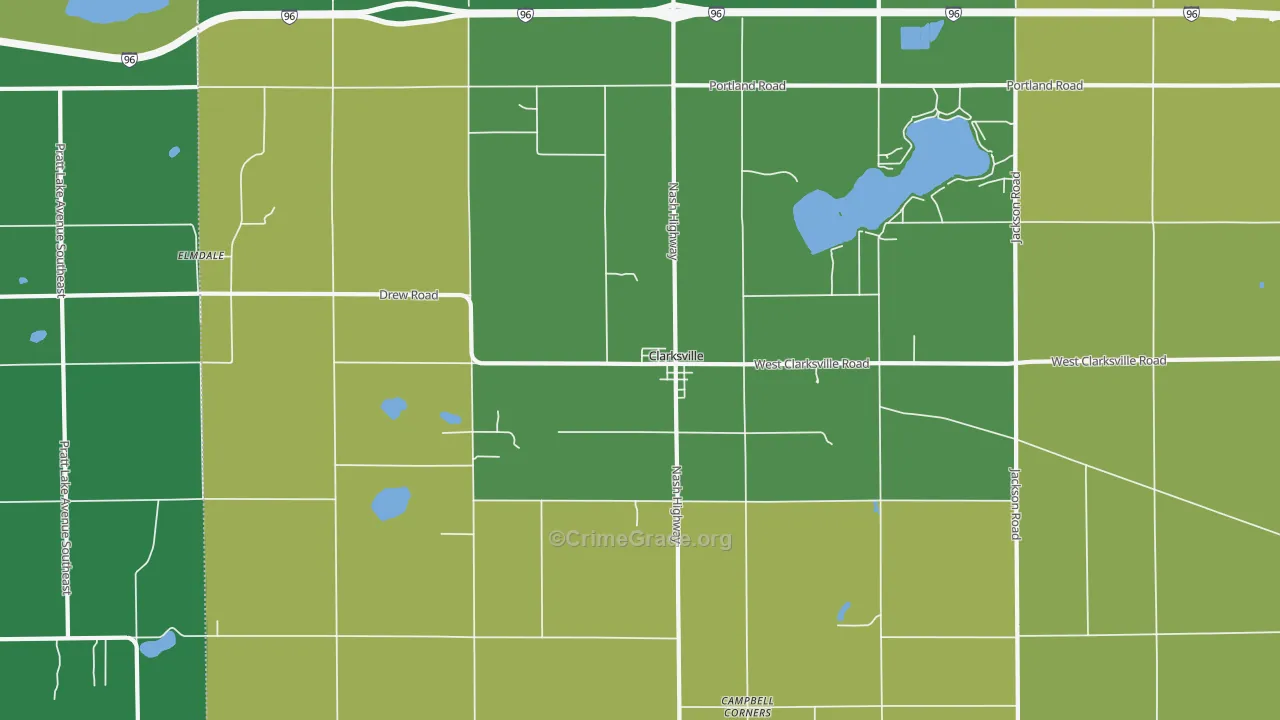 48815, MI Map of Theft Rates