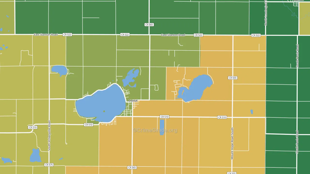 48818, MI Map of Theft Rates