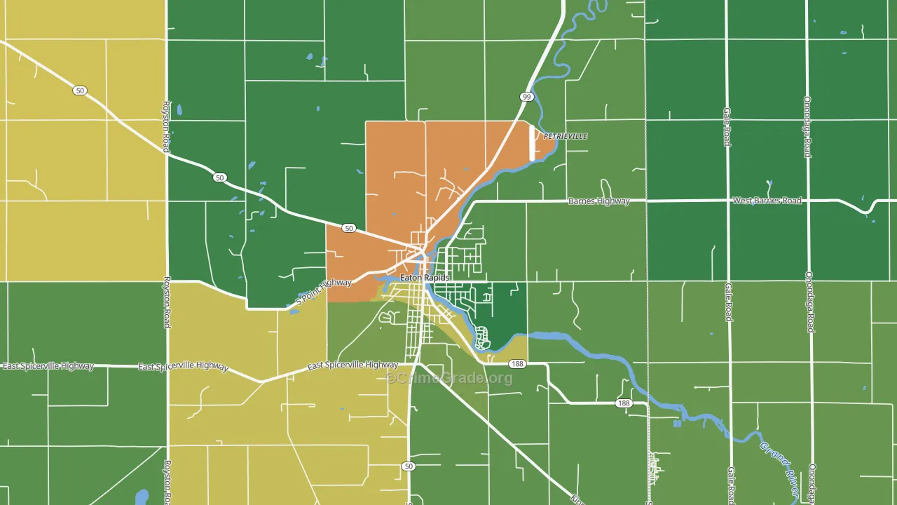 48827, MI Map of Theft Rates