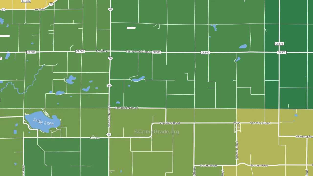 48834, MI Map of Theft Rates