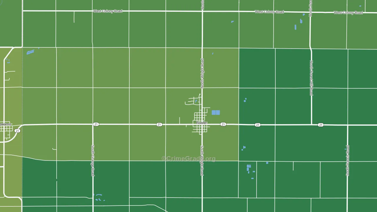 48835, MI Map of Theft Rates