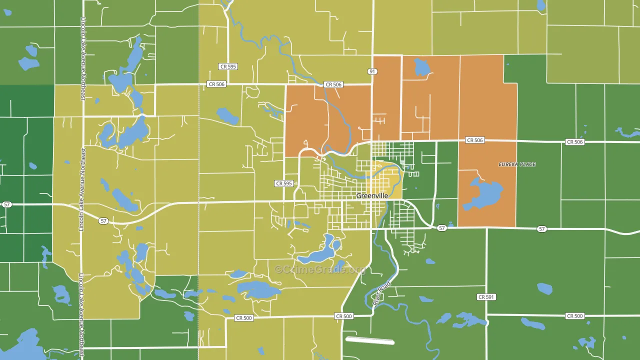 48838, MI Map of Theft Rates