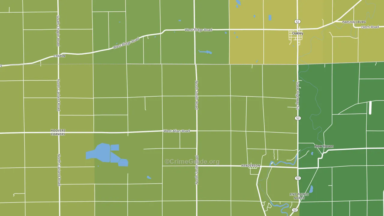 48841, MI Map of Theft Rates
