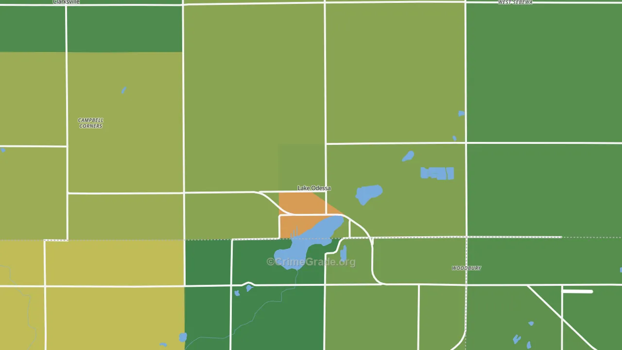 48849, MI Map of Theft Rates