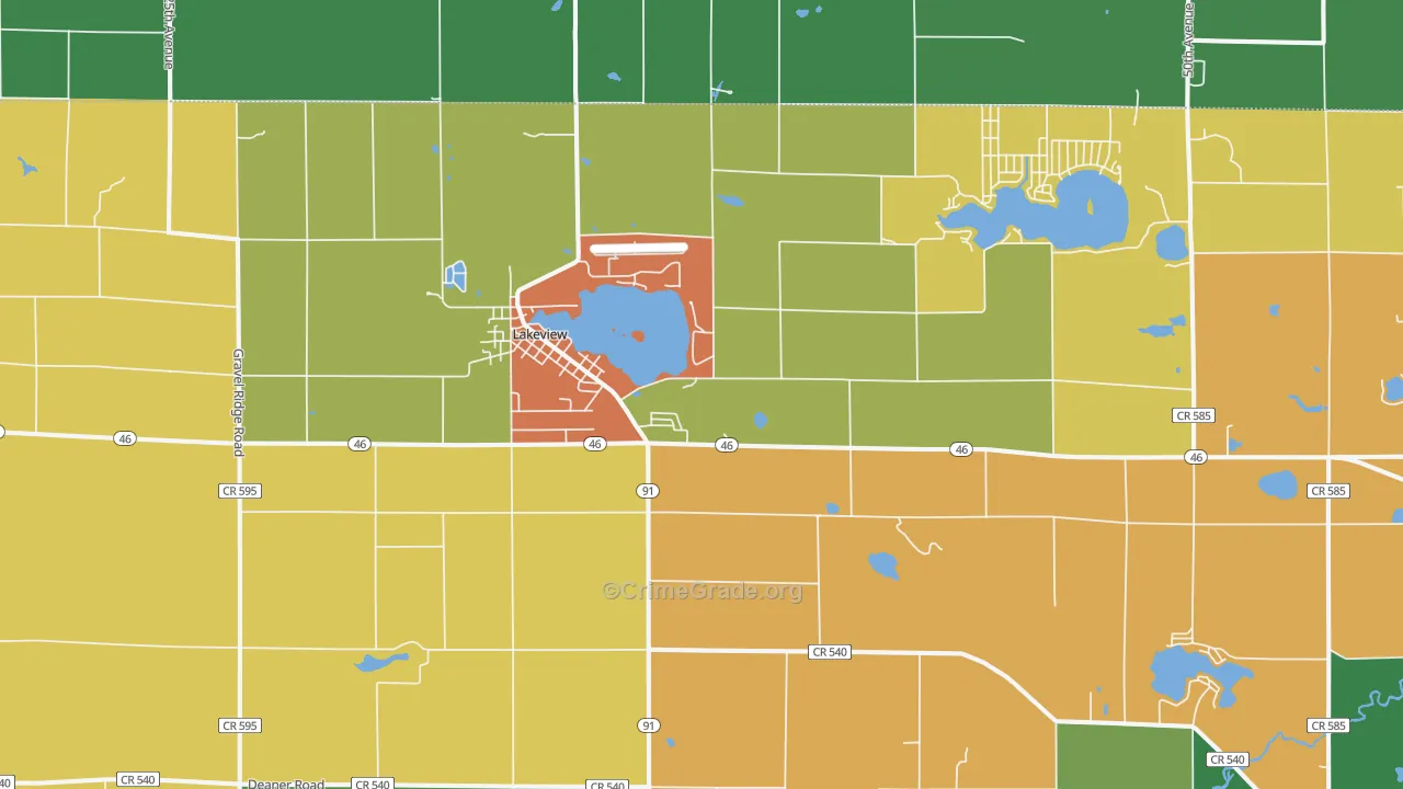 48850, MI Map of Theft Rates