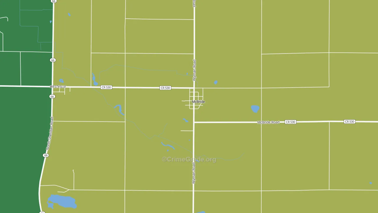 48852, MI Map of Theft Rates