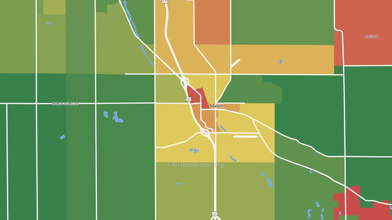 48854, MI Map of Theft Rates