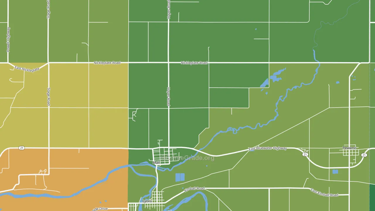 48860, MI Map of Theft Rates