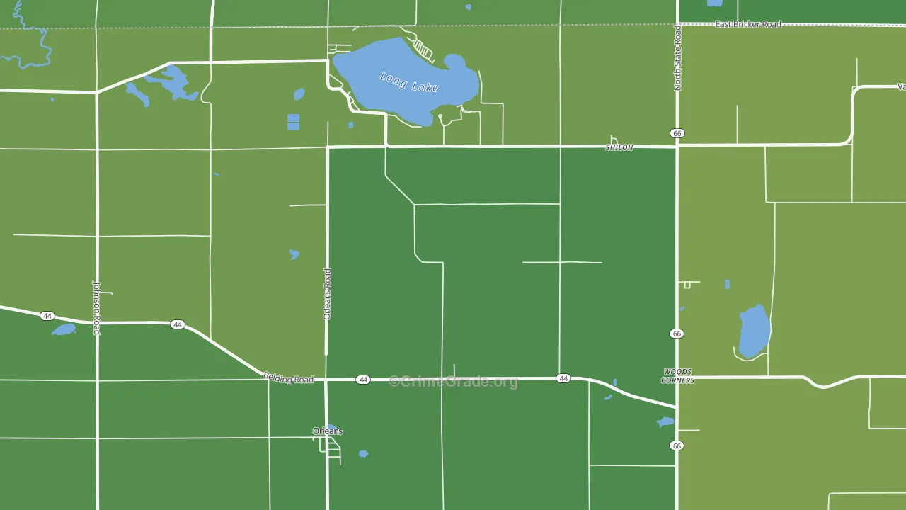 48865, MI Map of Theft Rates