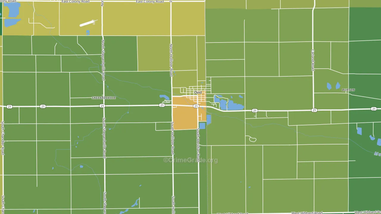48866, MI Map of Theft Rates